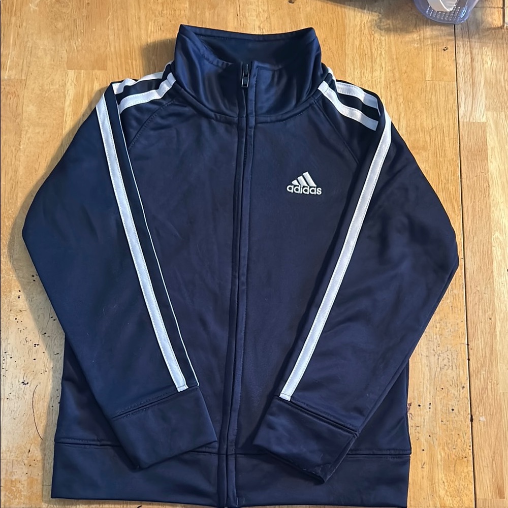 Adidas dark blue track jacket  boys 4T